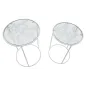 Stoliki WHITE BUTTERFLY PARA cm Ø 43x60-38x55